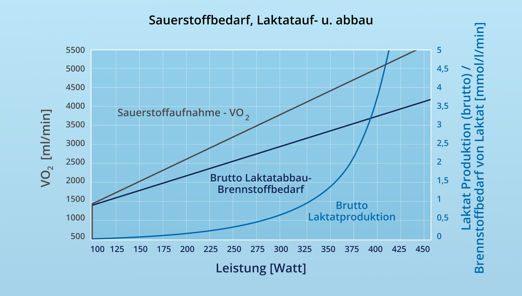 Sauerstoffbedarf, lakatlauf- und abbau Sauerstoffbedarf, lakatlauf- und abbau