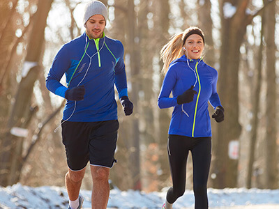 Joggen im Winter? Auf jeden Fall! Joggen im Winter? Auf jeden Fall!